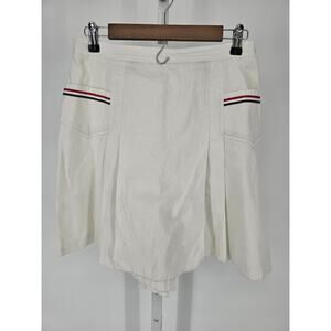 Gator of Florida Womens Sz M Vintage Tennis Skirt Skort White